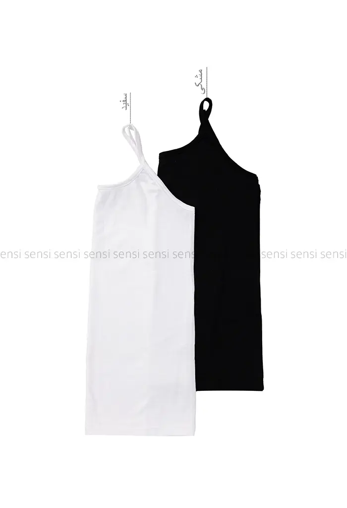 تاپ دوبند ساده رنگی بزرگ کد1001226