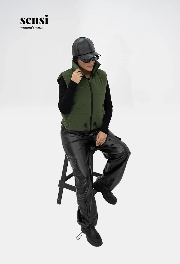 پافر کوتاه سیلیکونی جلو گت پشم شیشه کد1000773