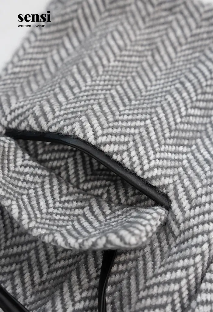 وست لمزور جناقی کمر بندی آستر دار کد1000741