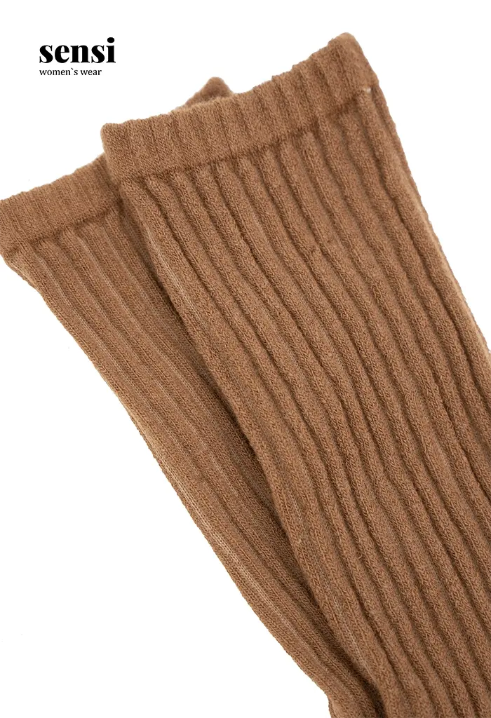 جوراب ساقدار کبریتی ساده کد1000055