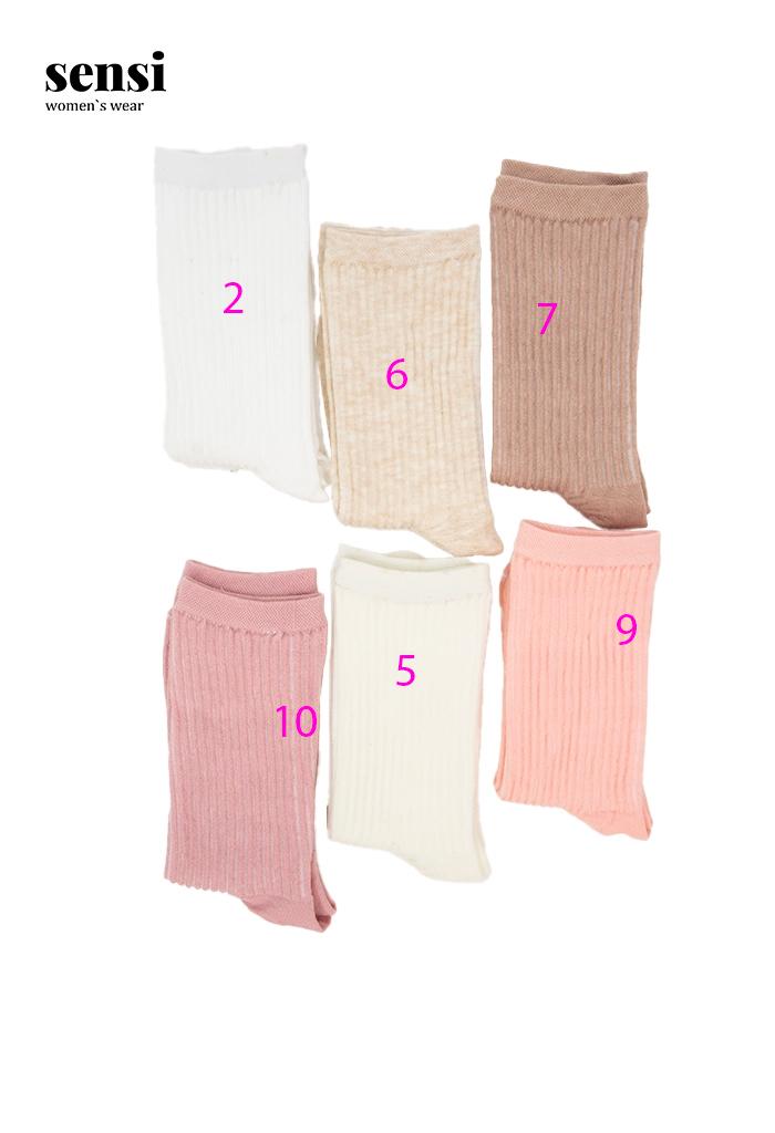 جوراب ساقدار کبریتی ساده کد1000055