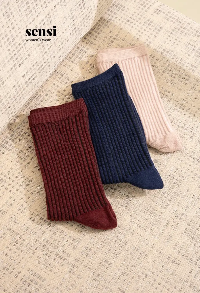 جوراب ساقدار کبریتی ساده کد1000055