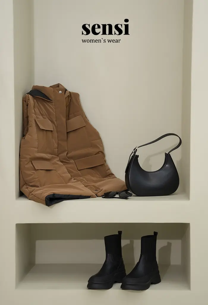 پافر کوتاه سیلیکونی 4جیب کلاه دار کد1000882