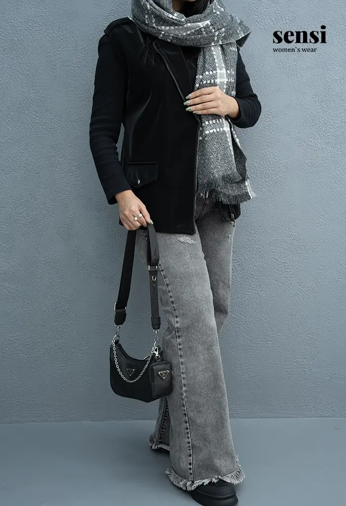 وست آستردار سیلیکونی زیپ کج کد1001278