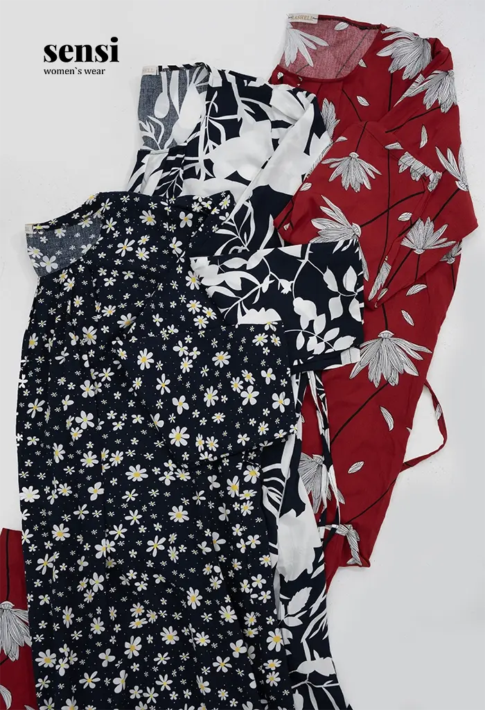 سارافون آستین بلند سینه پیله کد1001154