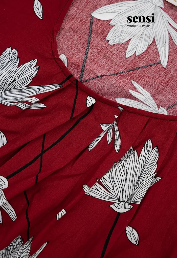 سارافون آستین بلند سینه پیله کد1001154