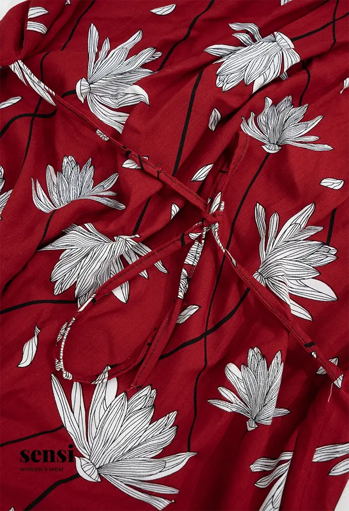 سارافون آستین بلند سینه پیله کد1001154