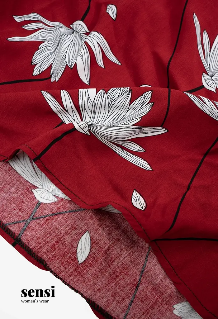 سارافون آستین بلند سینه پیله کد1001154