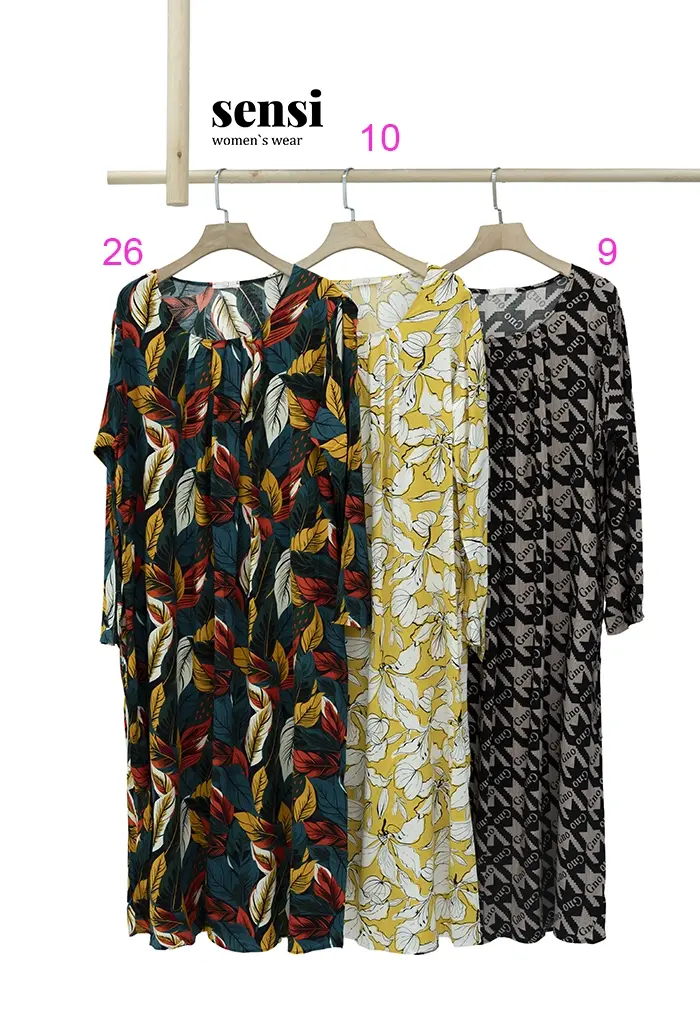 سارافون آستین بلند سینه پیله کد1001154