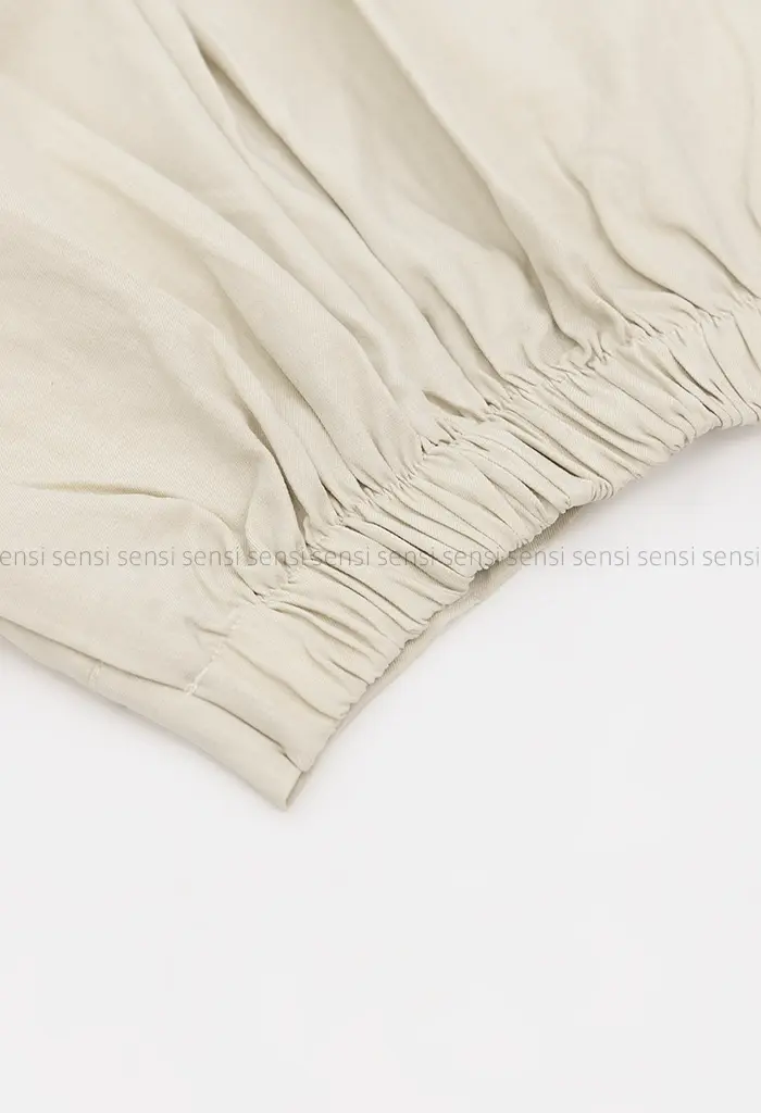 شلوار مام کرپ بزایاق پشت کش کد1001462