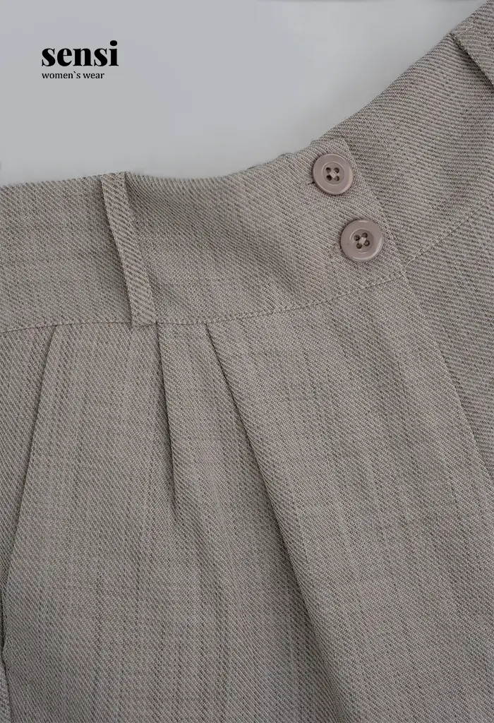 شلوار مام کرپ اسلپ کج راه پشت کش کد1001459