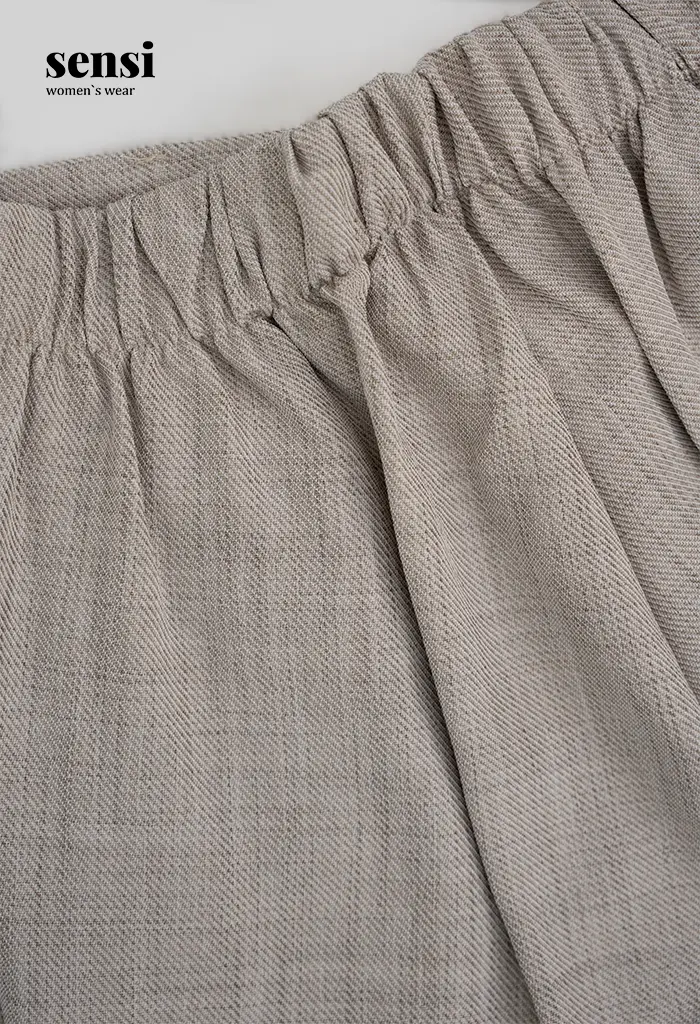 شلوار مام کرپ اسلپ کج راه پشت کش کد1001459