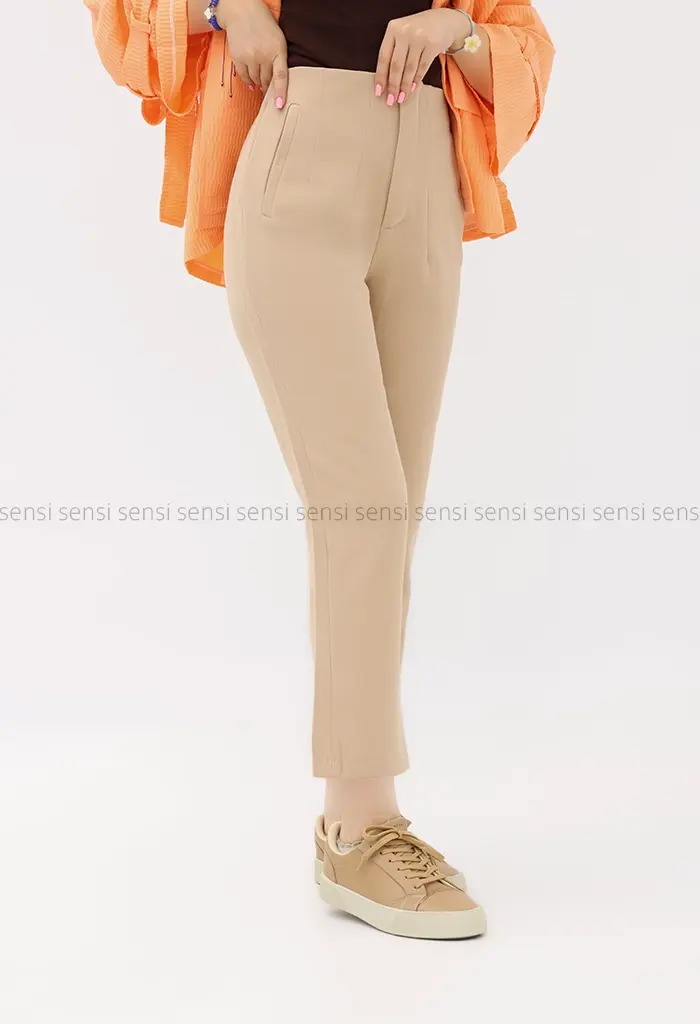 شلوار راسته 4پیله جیب نما دکمه مخفی مازراتی کد1001246