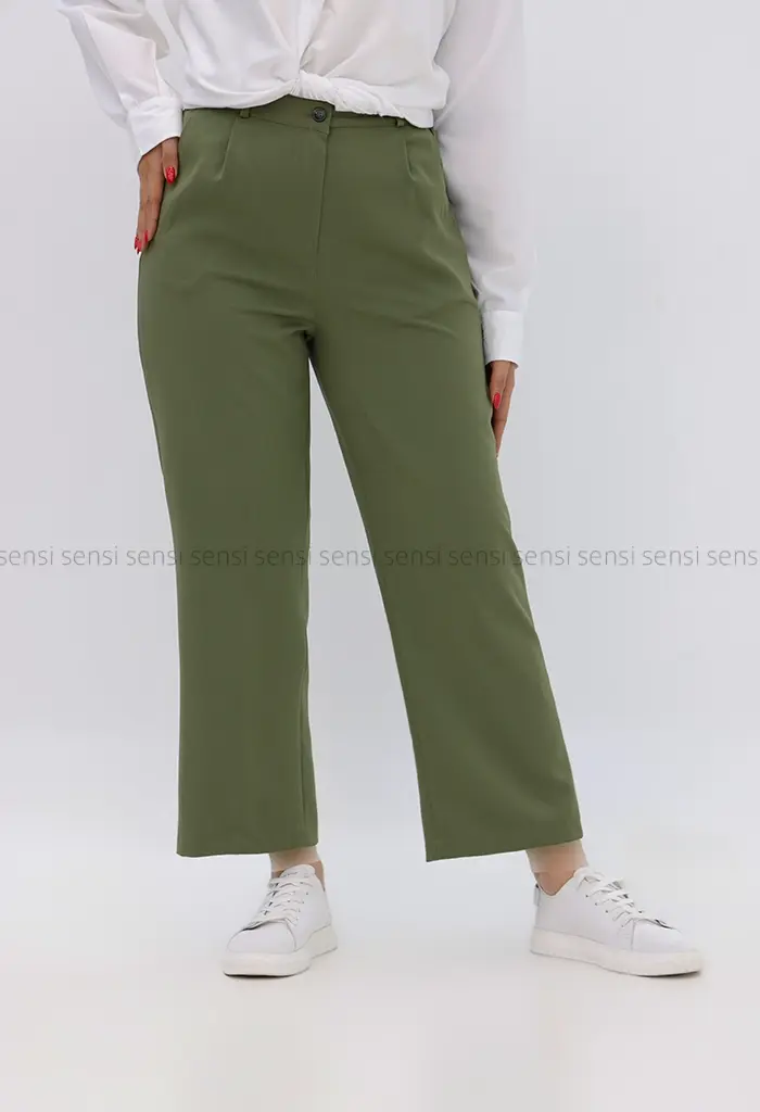 شلوار واید باربی کج راه پشت کش کد1001247