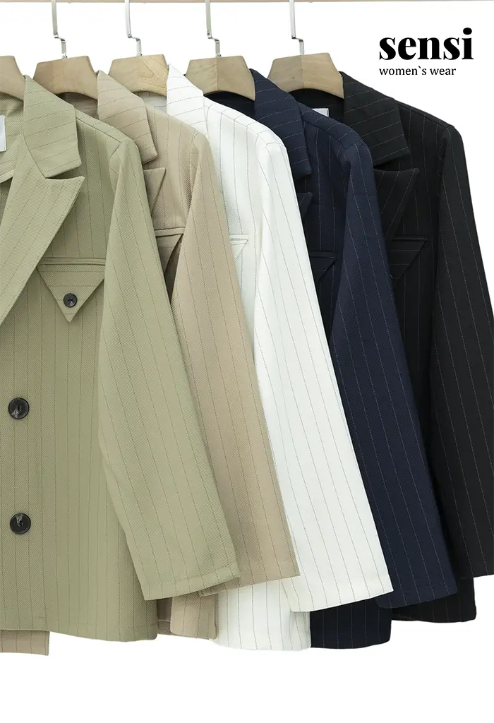 کت کج راه مازراتی راه راه Balenciaga کد1001748