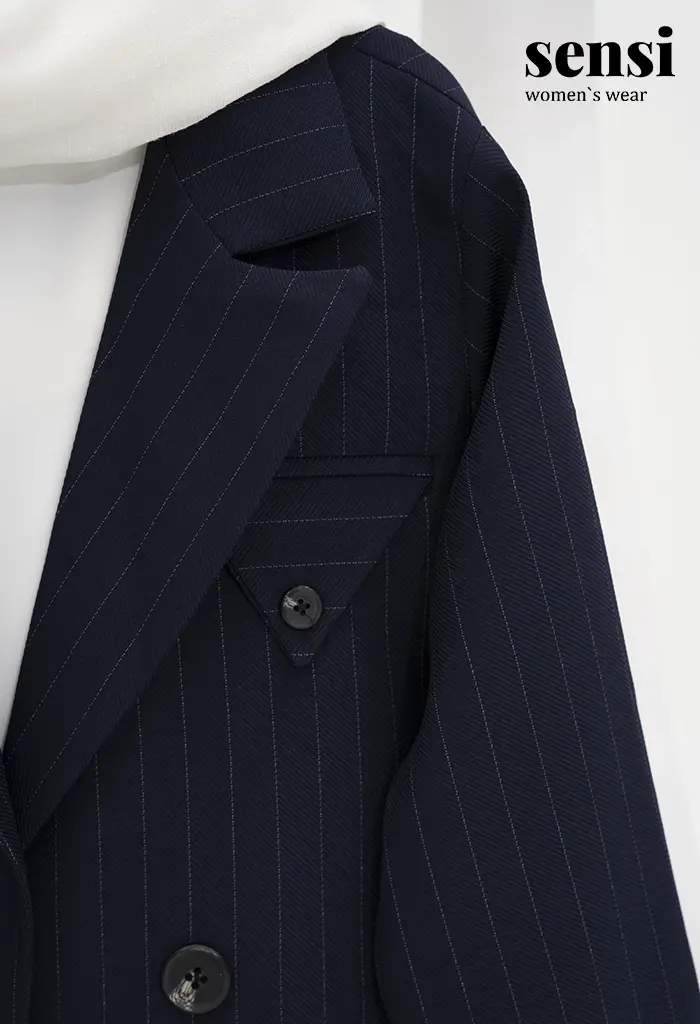 کت کج راه مازراتی راه راه Balenciaga کد1001748