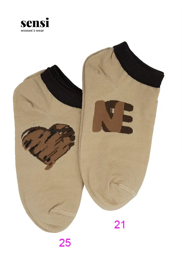 جوراب مچی پنبه چند طرح کد1000056