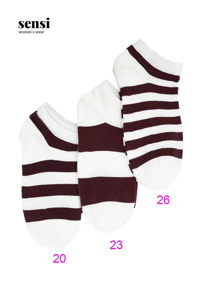 جوراب مچی پنبه چند طرح کد1000056