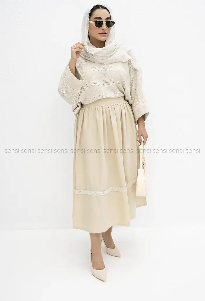 شومیز دامن ترکیبی کد1002112