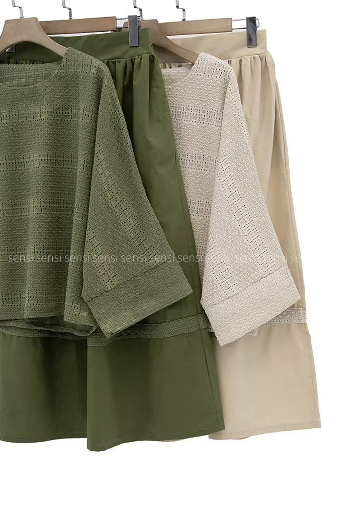 شومیز دامن ترکیبی کد1002112