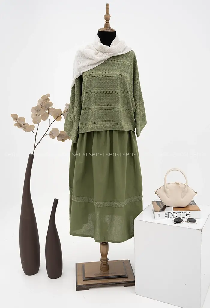 شومیز دامن ترکیبی کد1002112