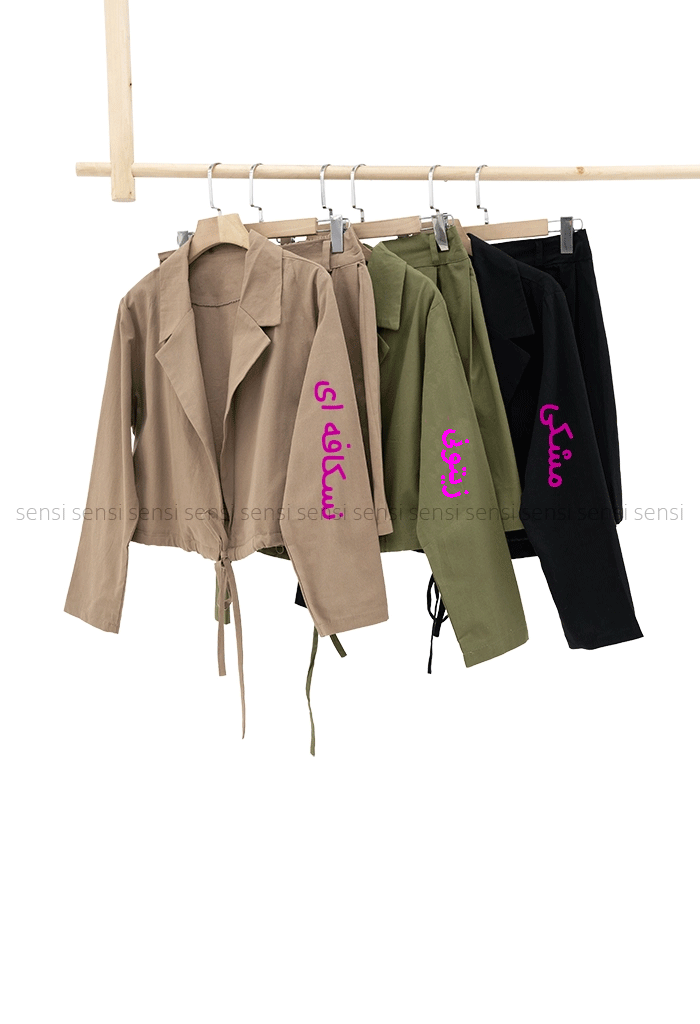 ست کت دامن لینن کد1002146