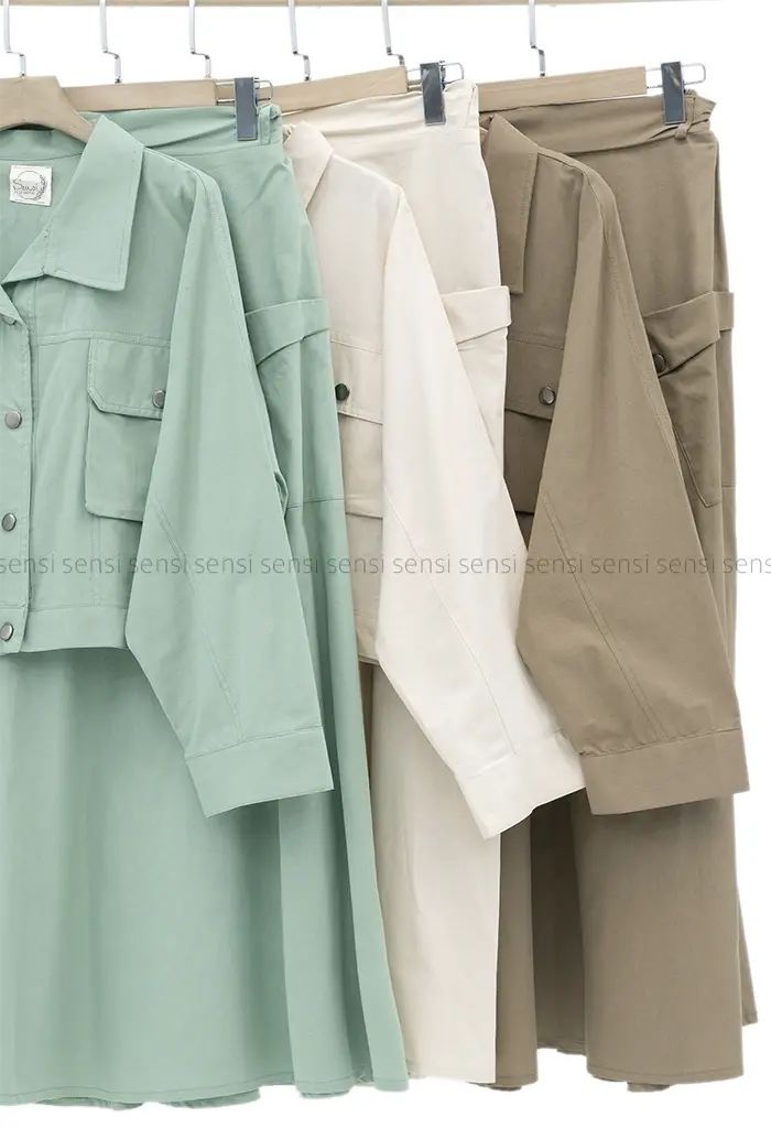 کت دامن لینن کد1002077