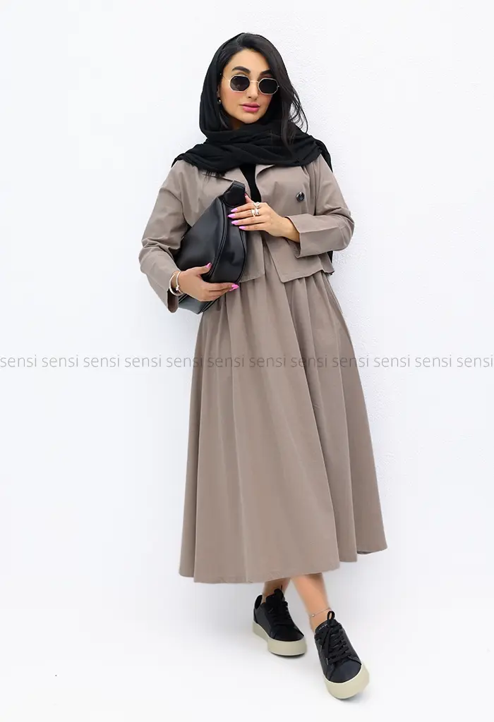 کت دامن لینن کد1002080