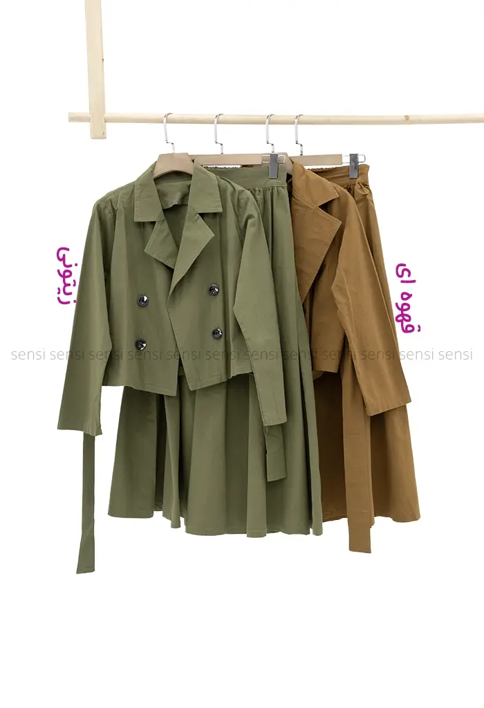 کت دامن لینن کد1002080