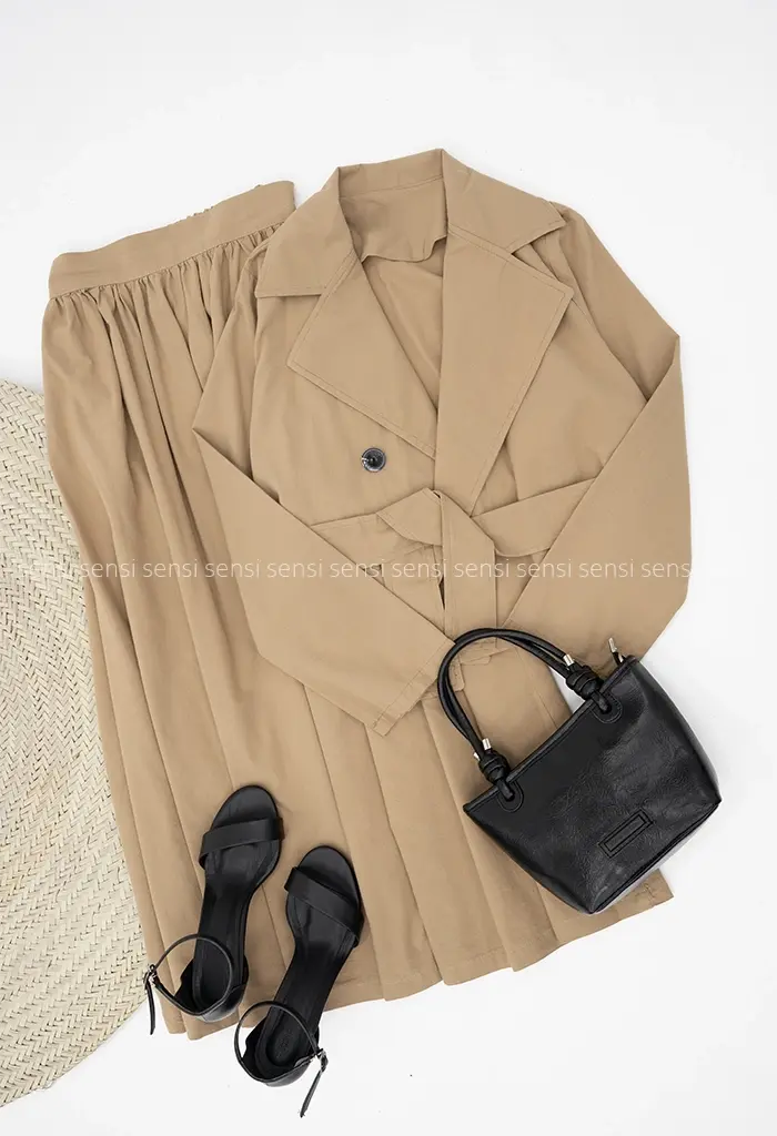 کت دامن لینن کد1002080