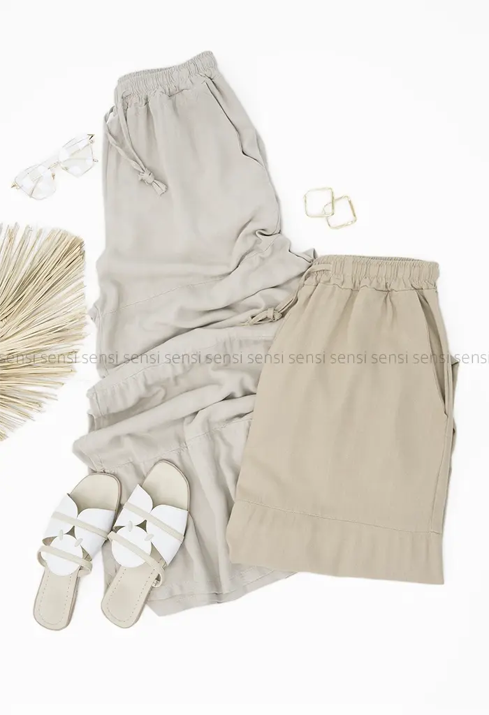 دامن شلوار لینن خارجی کد1002318