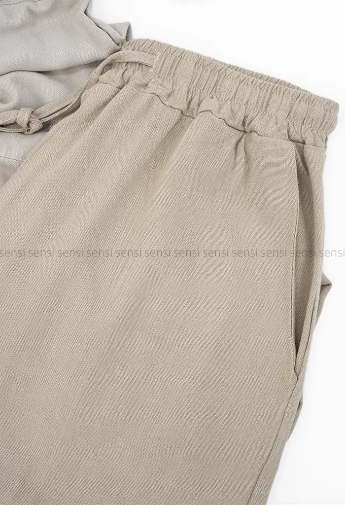 دامن شلوار لینن خارجی کد1002318