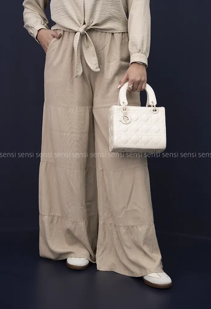 دامن شلوار لینن خارجی کد1002318