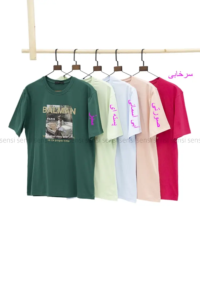 تیشرت تک عکس چاپی کد1002369