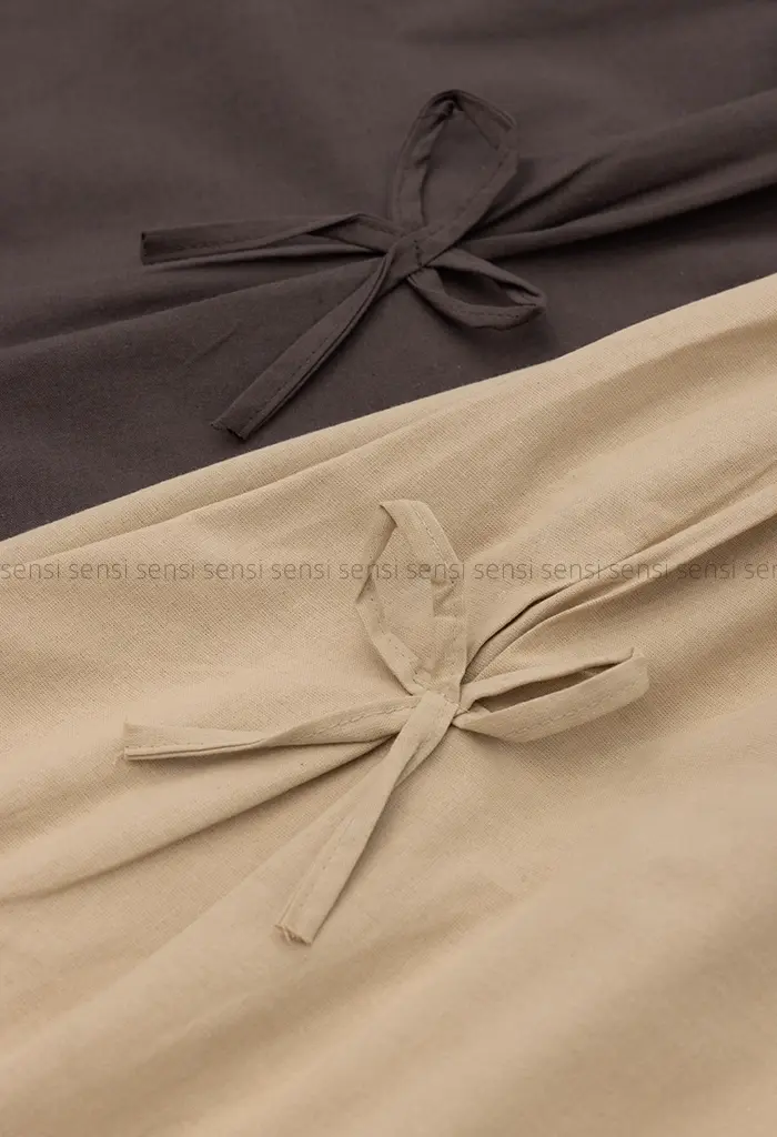 دامن لینن پاپیون دار کد1002381