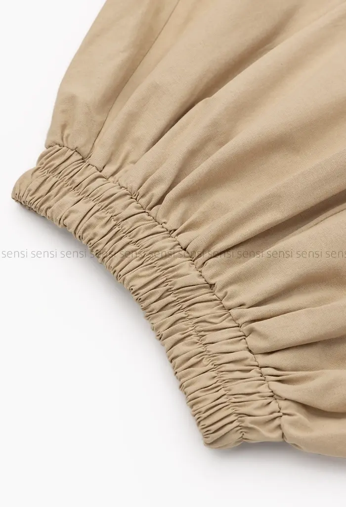 دامن لینن پاپیون دار کد1002381