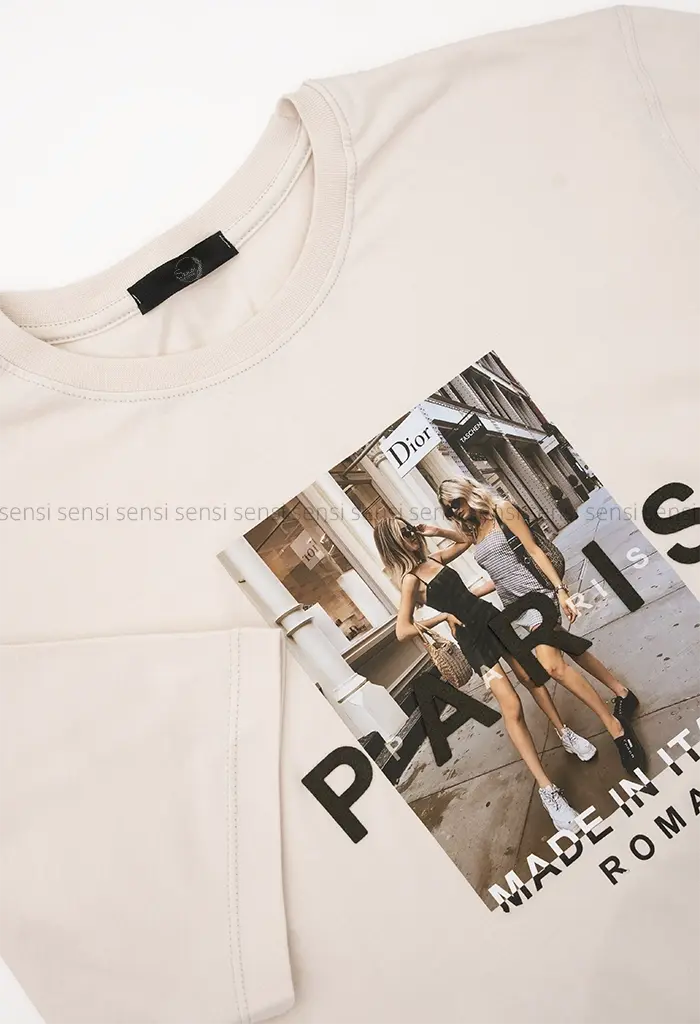 تیشرت تک عکس چاپی کد1002371