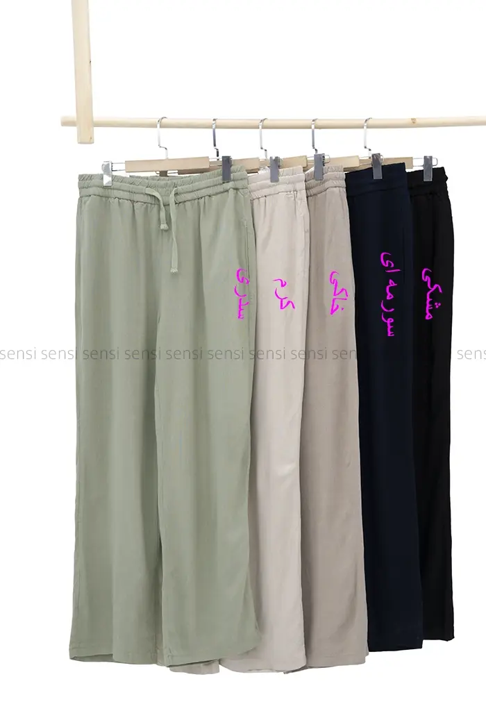 شلوار لینن اسلپ کد1002345