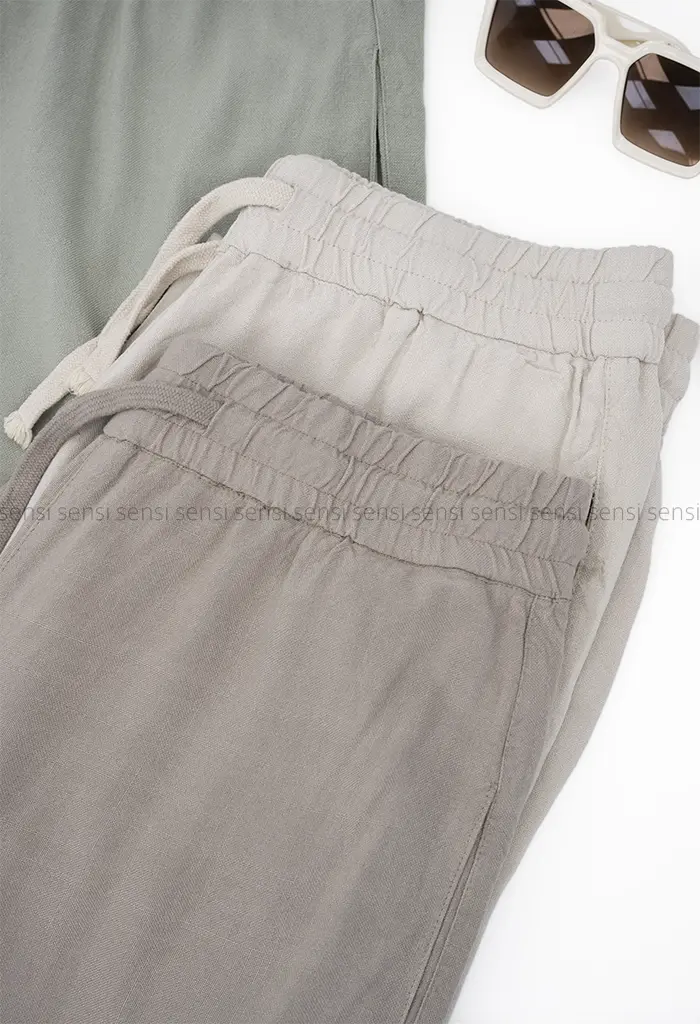 شلوار لینن اسلپ کد1002345