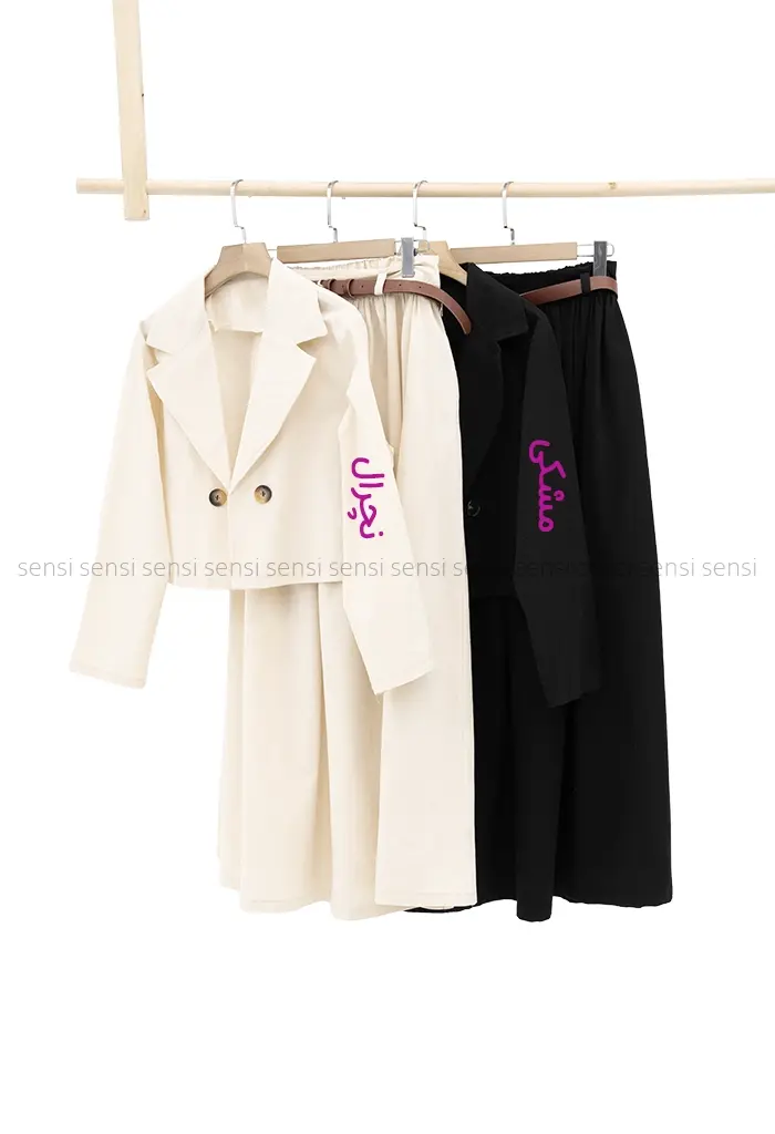 کت دامن لینن کد1002084