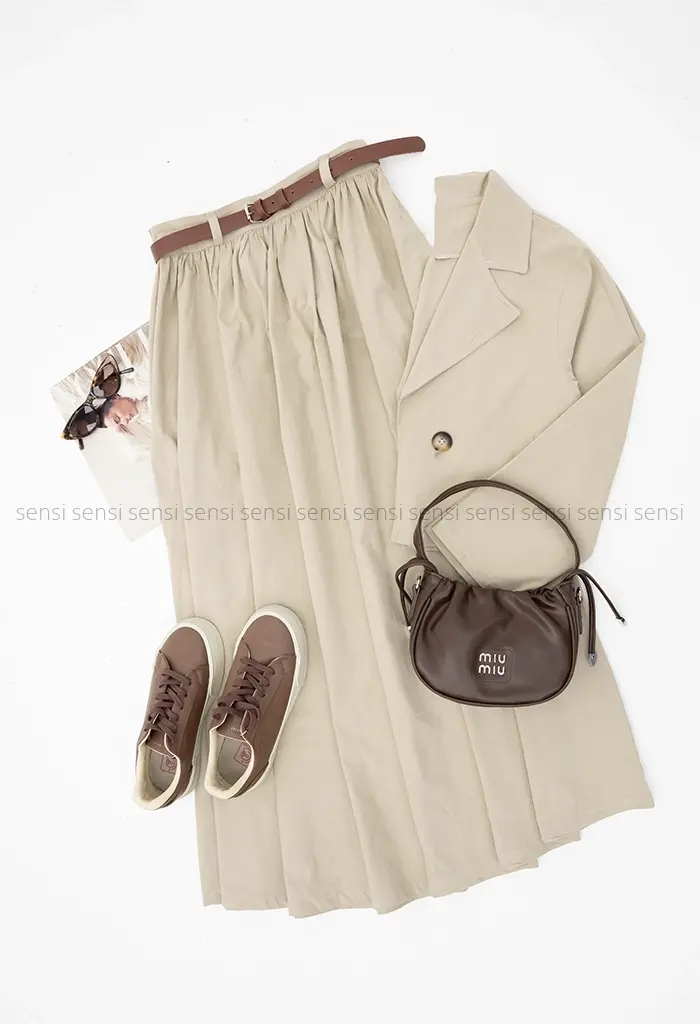 کت دامن لینن کد1002084