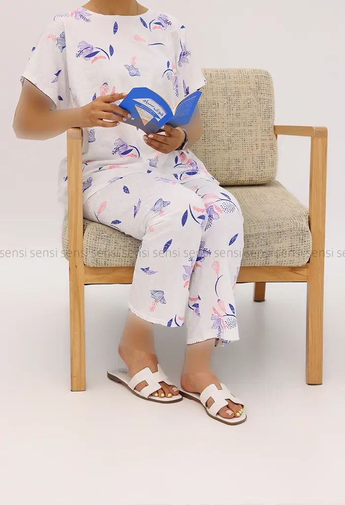 ست گیاهی تیشرت شلوار کد1002376