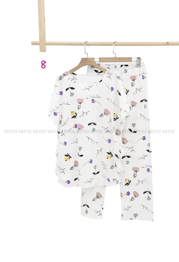 ست گیاهی تیشرت شلوار کد1002376