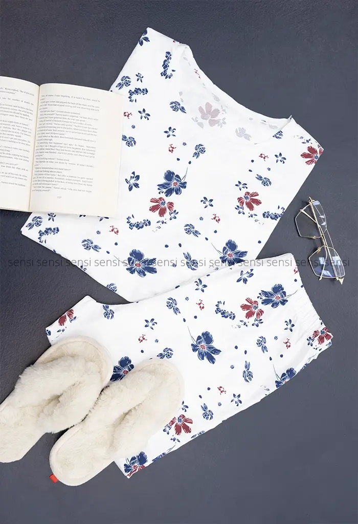 ست گیاهی تیشرت شلوار کد1002376