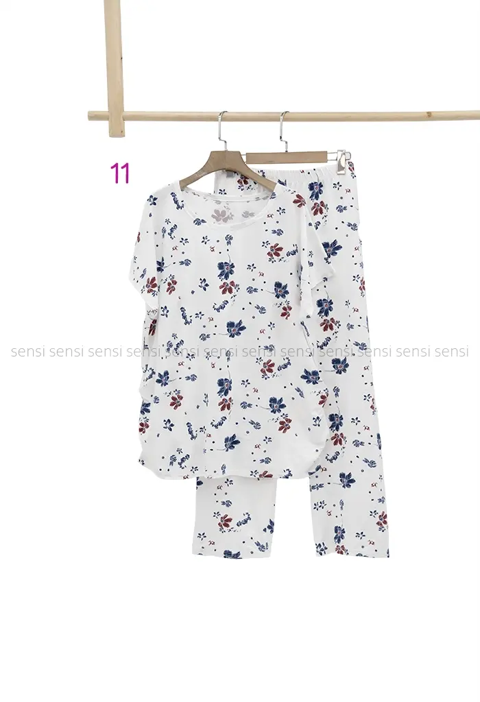 ست گیاهی تیشرت شلوار کد1002376