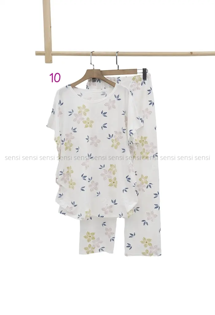 ست گیاهی تیشرت شلوار کد1002376