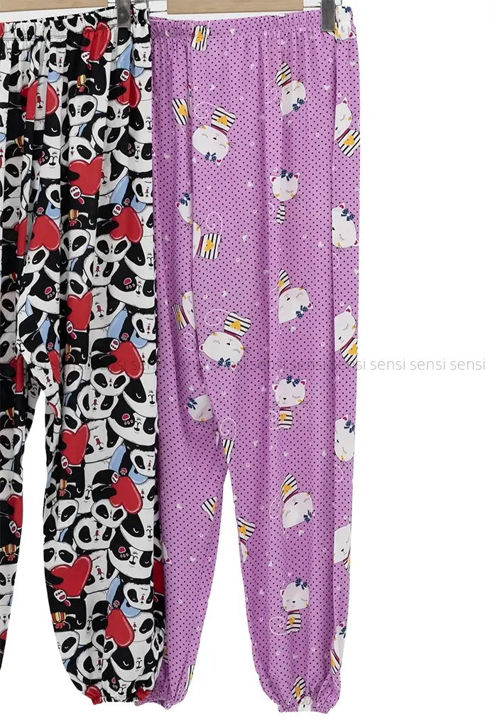 شلوار نخی دمپا کش کد1002423