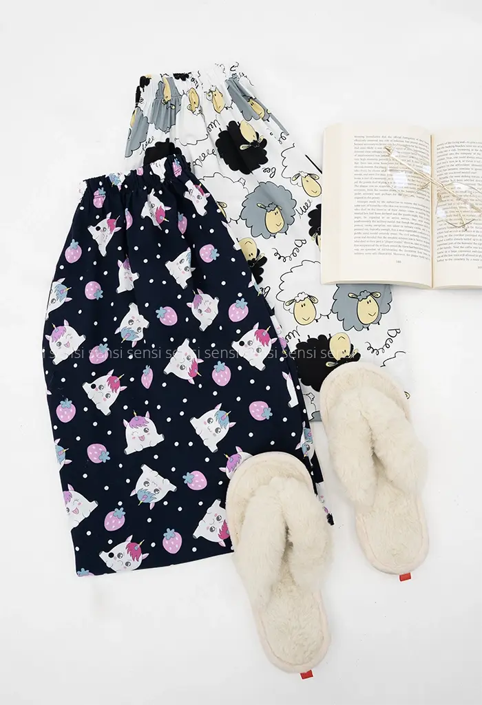 شلوار نخی دمپا کش کد1002423