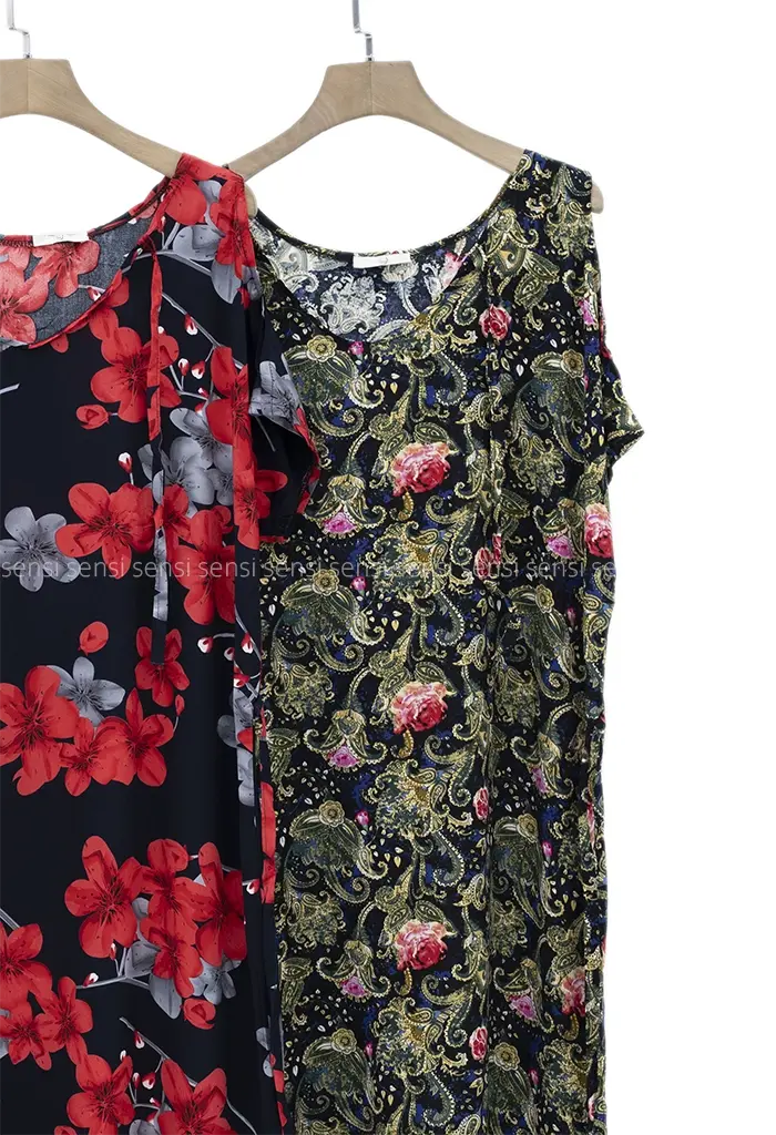 تونیک سرشانه باز نخی کد1002420