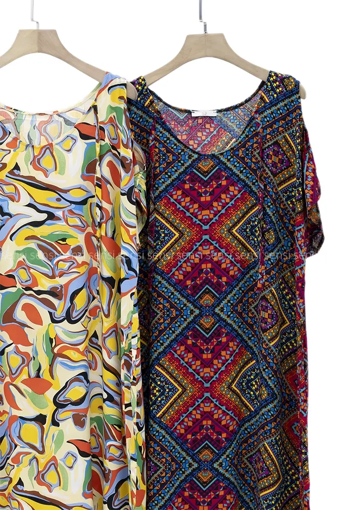 تونیک سرشانه باز نخی کد1002420